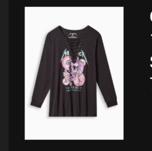 Torrid Metallica long sleeve tee - Picture 1 of 1